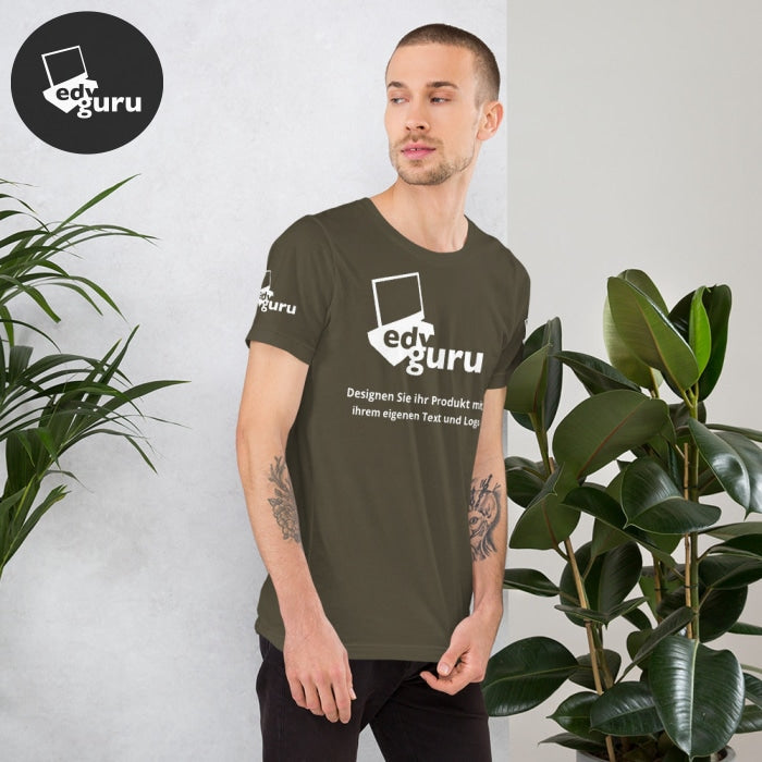 Kısa kollu unisex tişört