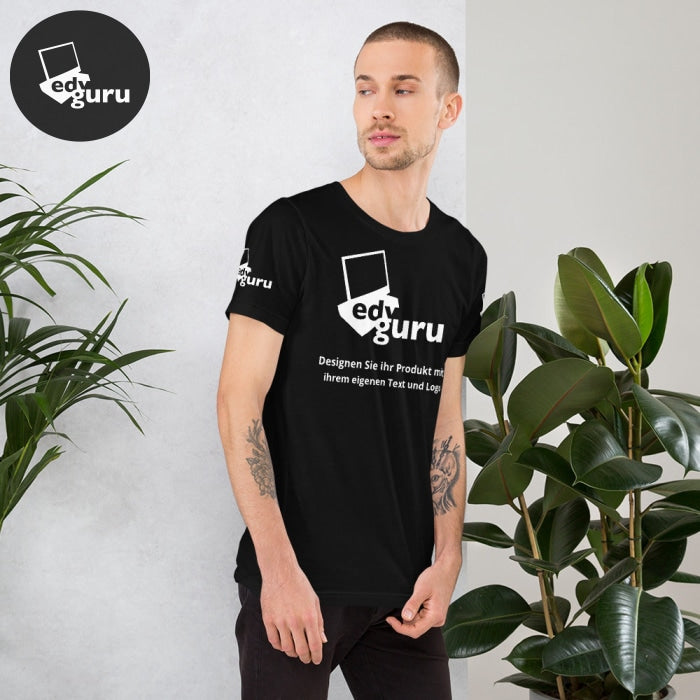 Kısa kollu unisex tişört