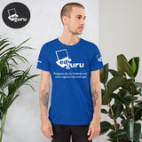 Kısa kollu unisex tişört Heather True Royal / S