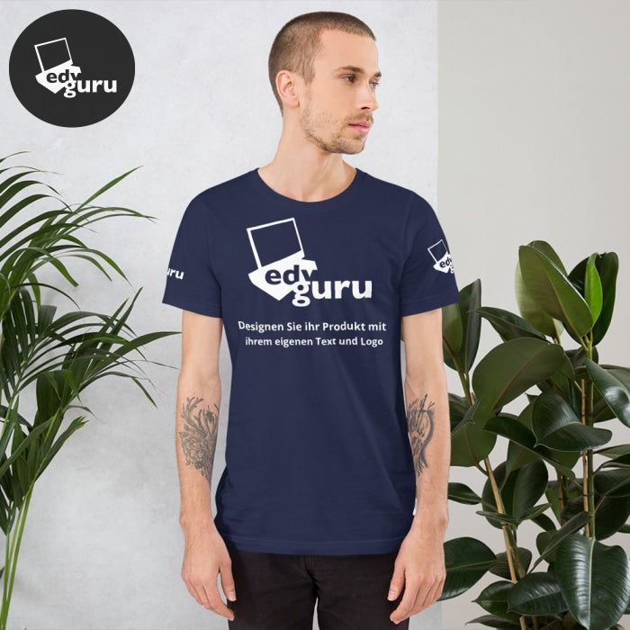 Kısa kollu unisex tişört Lacivert / Xs