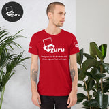 Kısa kollu unisex tişört kırmızı / Xs