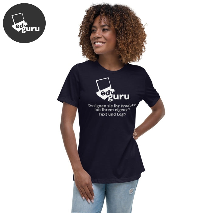 Dámské volné tričko Navy / S