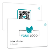 personalisierbare Smartcard - Digitale Visitenkarte - NFC - QR Code - EDV-Guru (Guru e.U.)