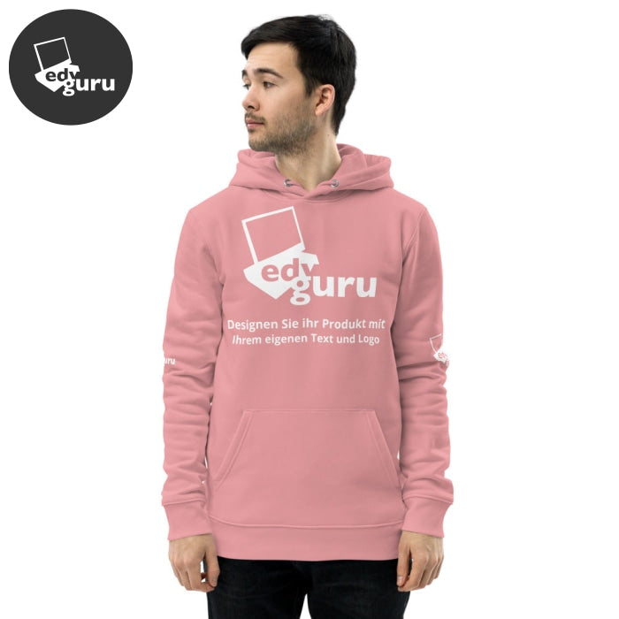 Hanorac unisex ecologic Canyon Pink / S