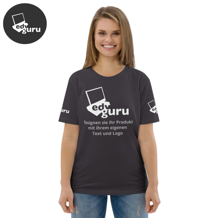 Camiseta unisex de algodón orgánico Antracita / S