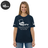 Camiseta unisex de algodón orgánico azul marino francés / S