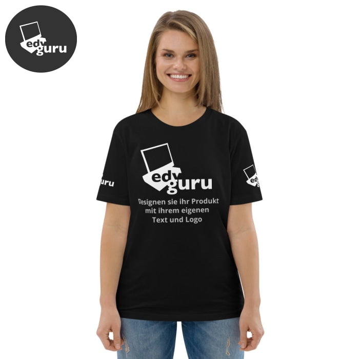 Camiseta unisex de algodón orgánico Negro / S