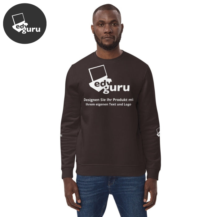 Organiczny sweter unisex Deep Chocolate / S