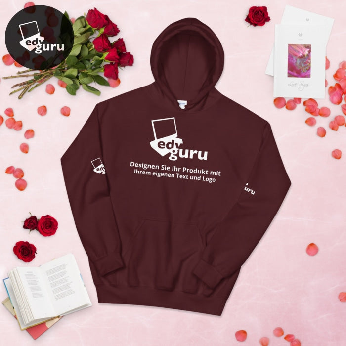 Uniszex kapucnis gesztenyebarna / S