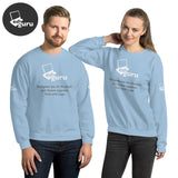 Unisex svetr světle modrý/S